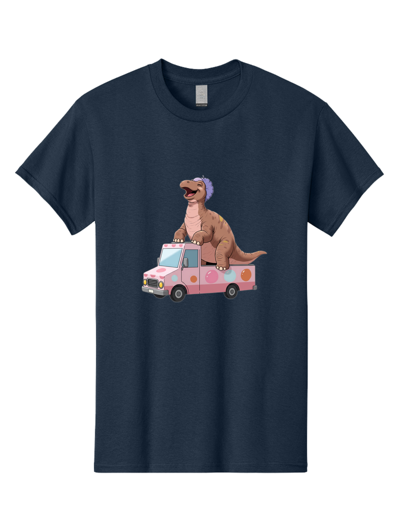 Dino-Ice-Cream-Truck Men'S Graphic Tee, 100% Cotton, Comfortable Casual Summer Wear, Machine Washable, Vintage Camera, Old Camera, Antique Camera, Black Camera, Classic Photography, Photography Equipment, Nostalgic Device, Film Camera, Bah912