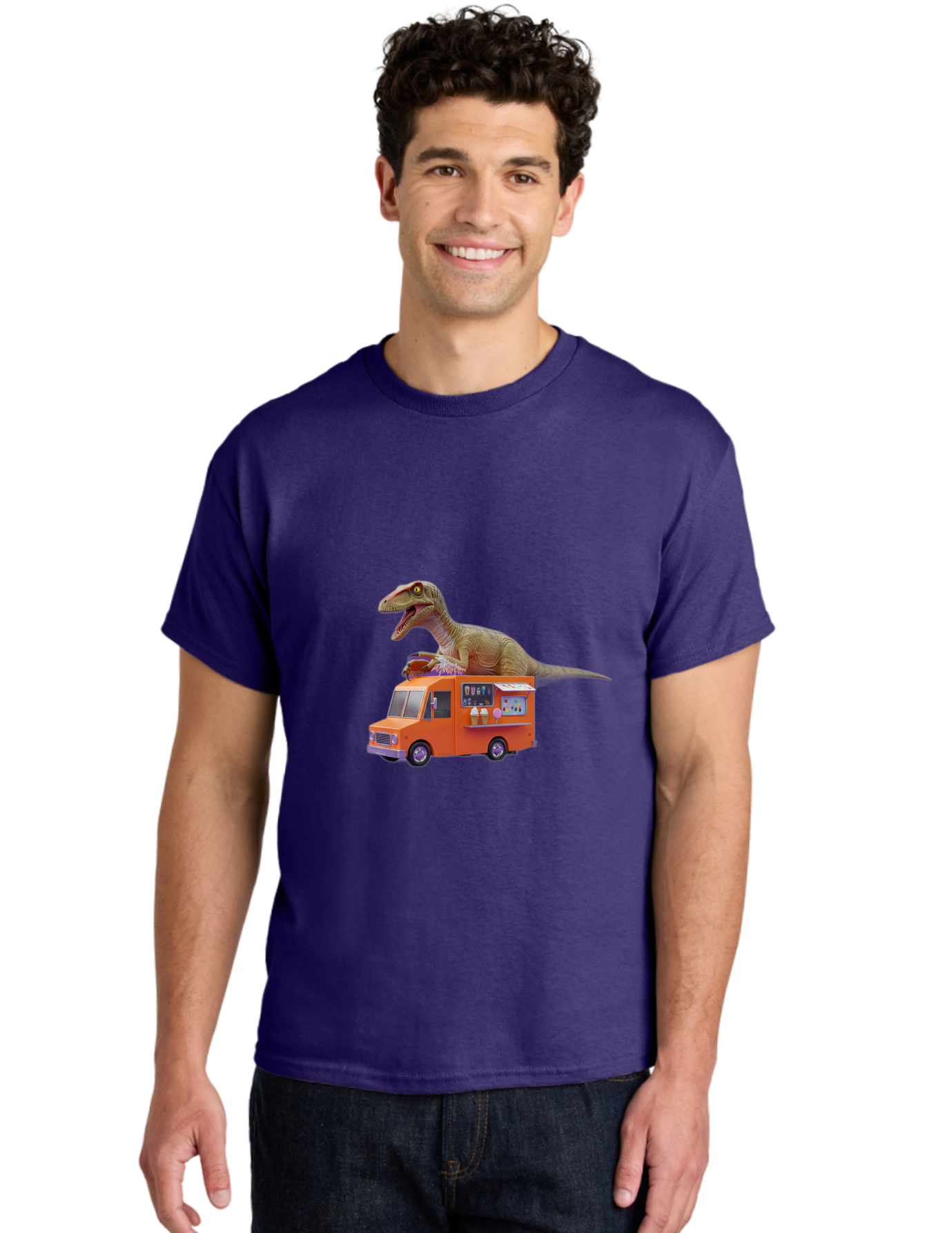 Dino-Ice-Cream Men'S Graphic Tee, 100% Cotton, Comfortable Casual Summer Wear, Machine Washable, Vintage Camera, Old Camera, Antique Camera, Black Camera, Classic Photography, Photography Equipment, Nostalgic Device, Film Camera, Camera Art Bah913
