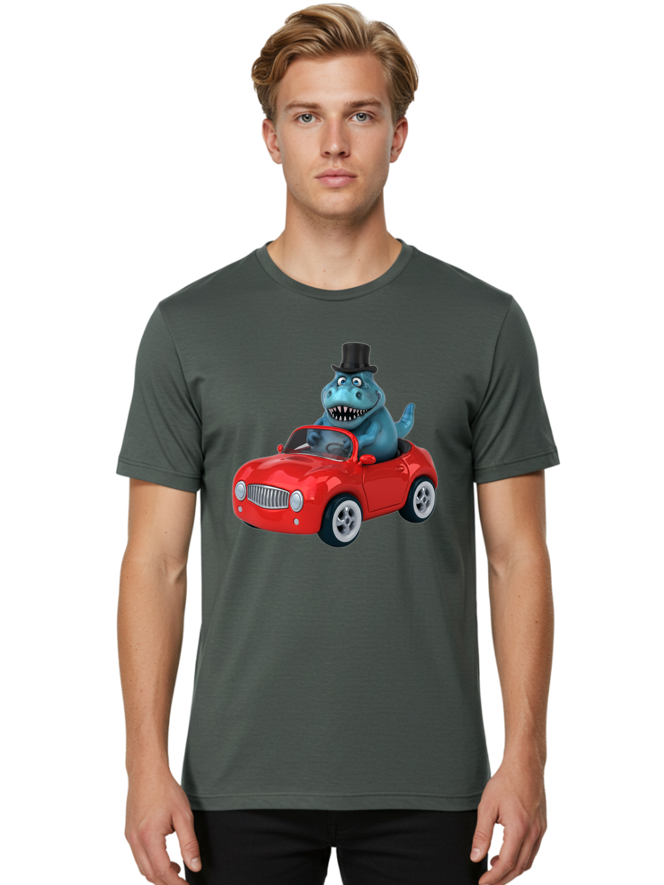 Dino-In-Convertible Men'S Graphic Tee, 100% Cotton, Comfortable Casual Summer Wear, Machine Washable, Vintage Camera, Old Camera, Antique Camera, Black Camera, Classic Photography, Photography Equipment, Nostalgic Device, Film Camera, Bah916
