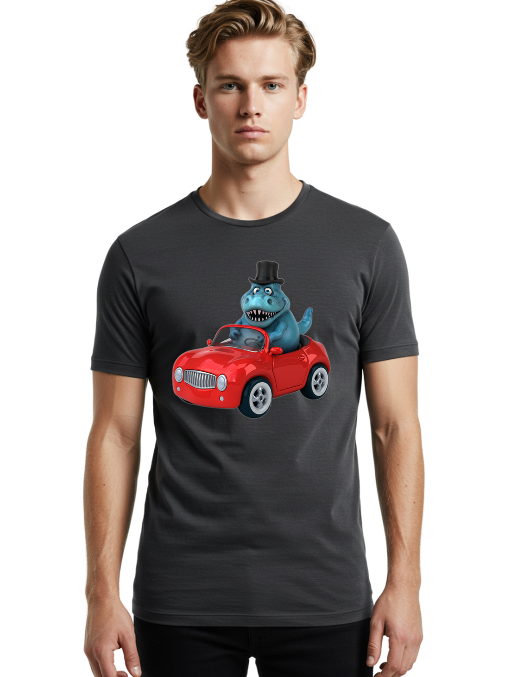 Dino-In-Convertible Men'S Graphic Tee, 100% Cotton, Comfortable Casual Summer Wear, Machine Washable, Vintage Camera, Old Camera, Antique Camera, Black Camera, Classic Photography, Photography Equipment, Nostalgic Device, Film Camera, Bah916