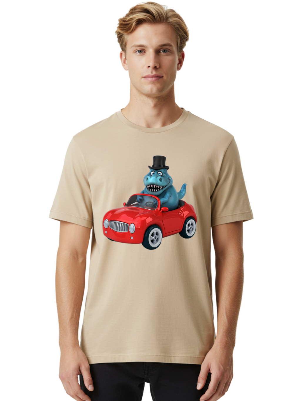 Dino-In-Convertible Men'S Graphic Tee, 100% Cotton, Comfortable Casual Summer Wear, Machine Washable, Vintage Camera, Old Camera, Antique Camera, Black Camera, Classic Photography, Photography Equipment, Nostalgic Device, Film Camera, Bah916