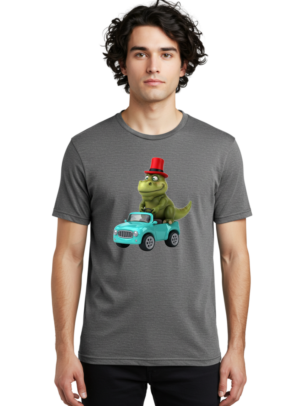 Dino-In-Red-Top-Hat Men'S Graphic Tee, 100% Cotton, Comfortable Casual Summer Wear, Machine Washable, Vintage Camera, Old Camera, Antique Camera, Black Camera, Classic Photography, Photography Equipment, Nostalgic Device, Film Camera, Bah917