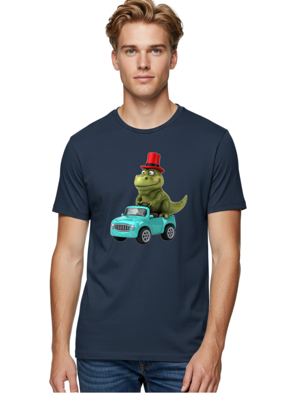 Dino-In-Red-Top-Hat Men'S Graphic Tee, 100% Cotton, Comfortable Casual Summer Wear, Machine Washable, Vintage Camera, Old Camera, Antique Camera, Black Camera, Classic Photography, Photography Equipment, Nostalgic Device, Film Camera, Bah917