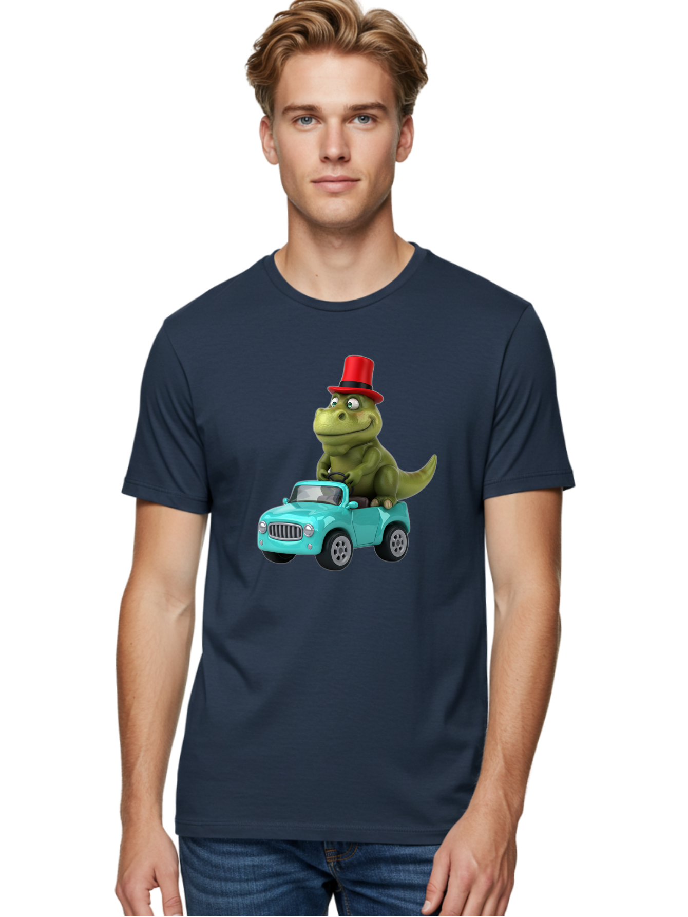 Dino-In-Red-Top-Hat Men'S Graphic Tee, 100% Cotton, Comfortable Casual Summer Wear, Machine Washable, Vintage Camera, Old Camera, Antique Camera, Black Camera, Classic Photography, Photography Equipment, Nostalgic Device, Film Camera, Bah917