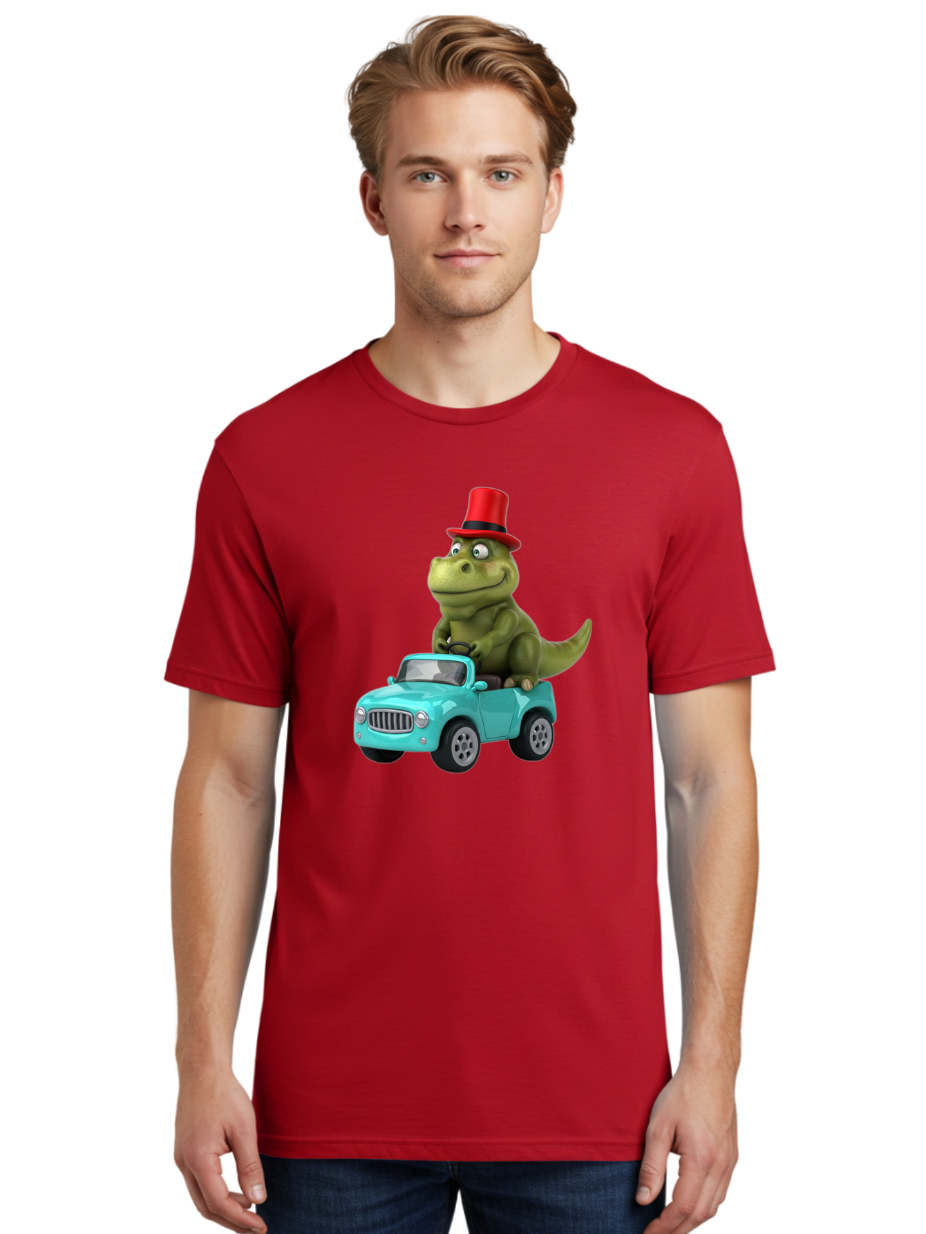 Dino-In-Red-Top-Hat Men'S Graphic Tee, 100% Cotton, Comfortable Casual Summer Wear, Machine Washable, Vintage Camera, Old Camera, Antique Camera, Black Camera, Classic Photography, Photography Equipment, Nostalgic Device, Film Camera, Bah917