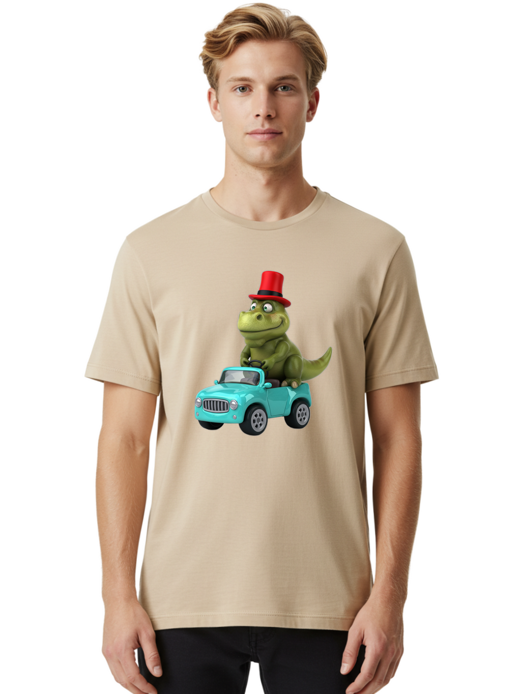 Dino-In-Red-Top-Hat Men'S Graphic Tee, 100% Cotton, Comfortable Casual Summer Wear, Machine Washable, Vintage Camera, Old Camera, Antique Camera, Black Camera, Classic Photography, Photography Equipment, Nostalgic Device, Film Camera, Bah917