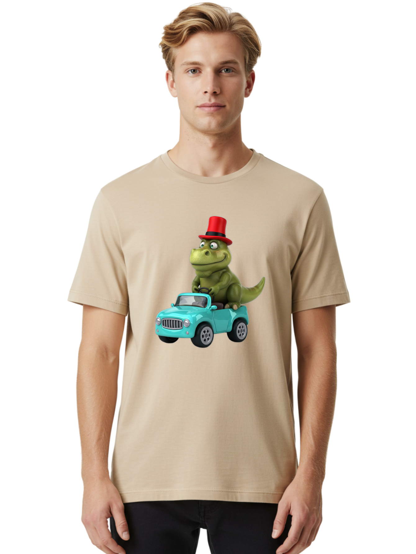 Dino-In-Red-Top-Hat Men'S Graphic Tee, 100% Cotton, Comfortable Casual Summer Wear, Machine Washable, Vintage Camera, Old Camera, Antique Camera, Black Camera, Classic Photography, Photography Equipment, Nostalgic Device, Film Camera, Bah917