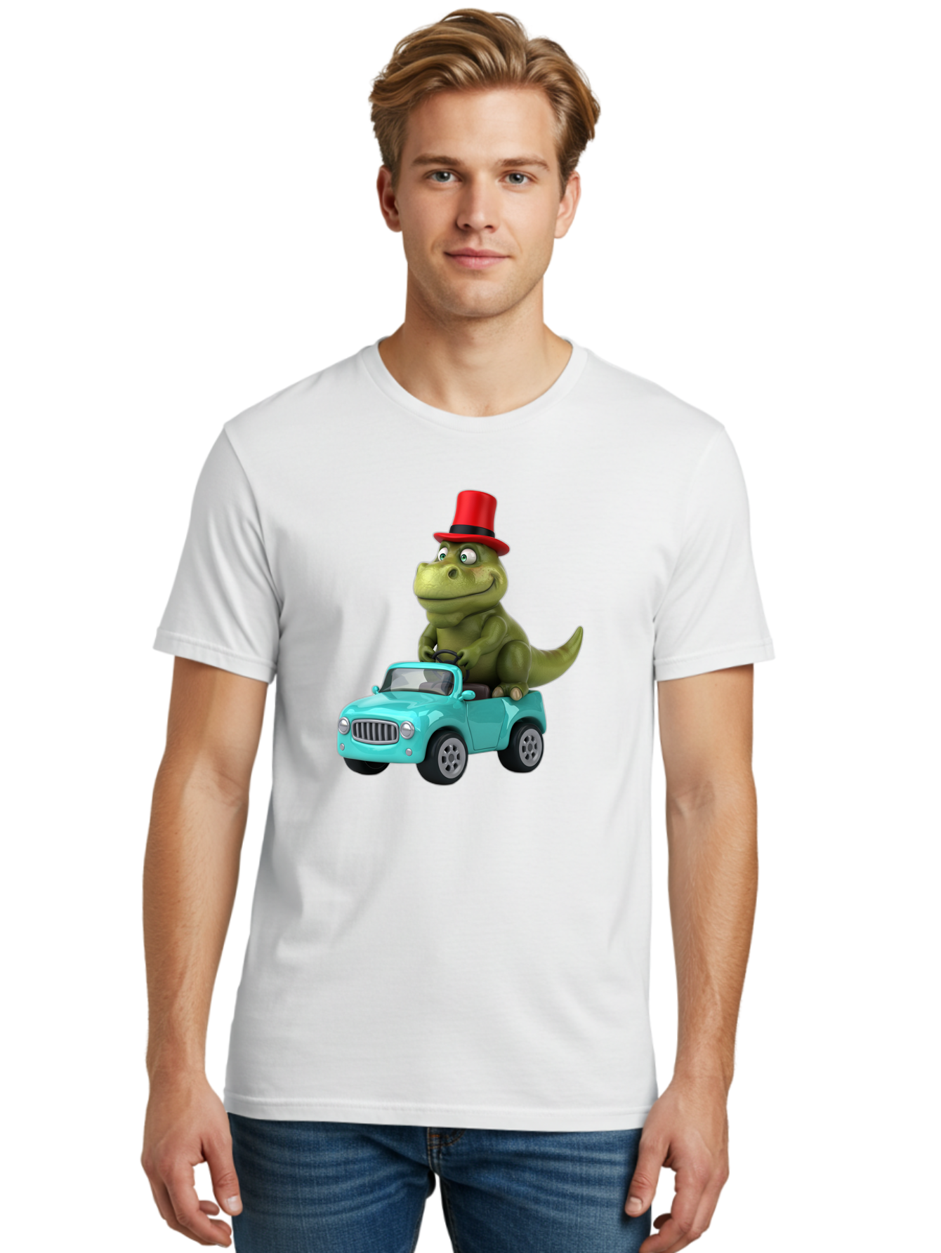 Dino-In-Red-Top-Hat Men'S Graphic Tee, 100% Cotton, Comfortable Casual Summer Wear, Machine Washable, Vintage Camera, Old Camera, Antique Camera, Black Camera, Classic Photography, Photography Equipment, Nostalgic Device, Film Camera, Bah917