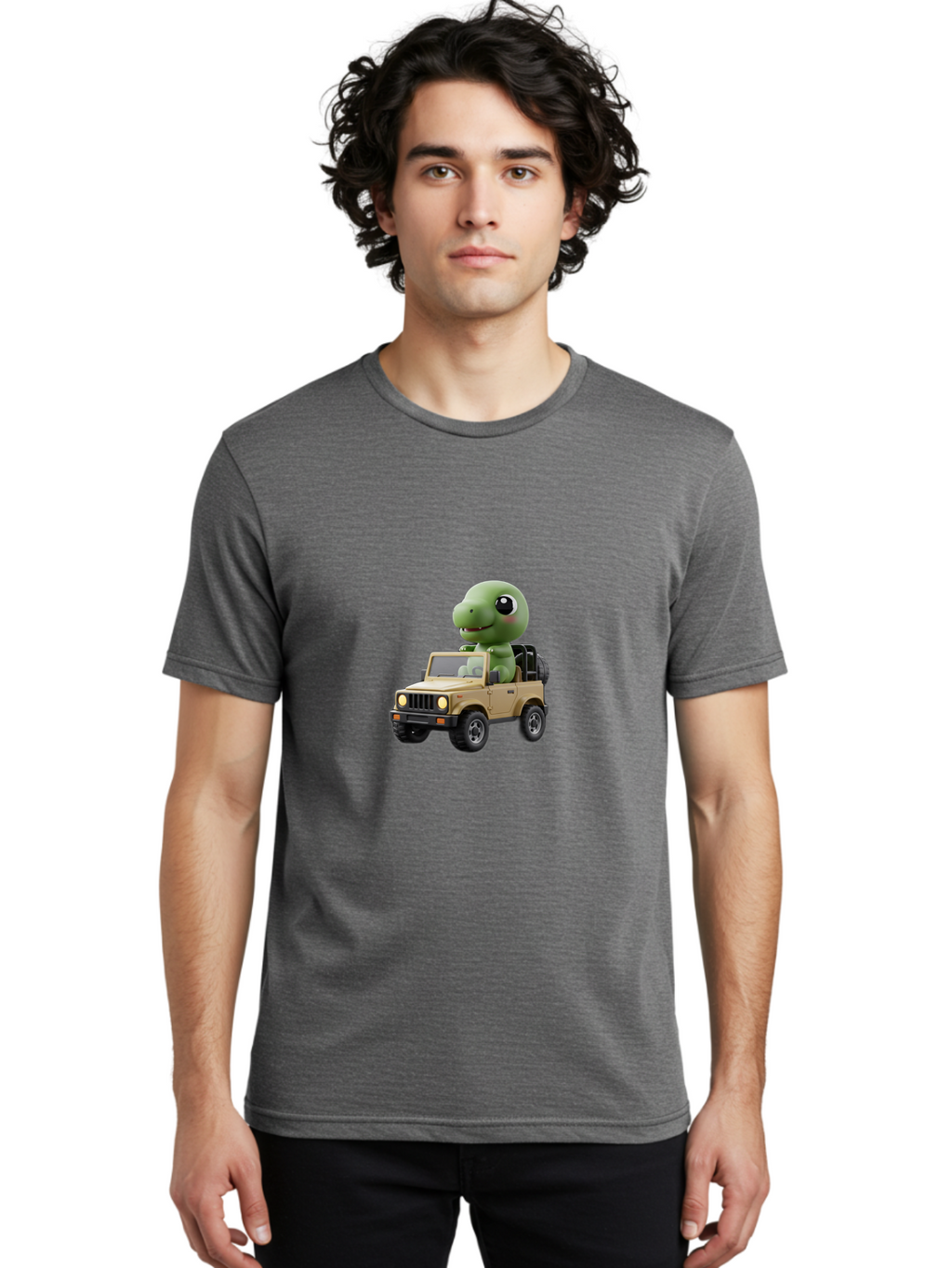 Dino-Jeep Men'S Graphic Tee, 100% Cotton, Comfortable Casual Summer Wear, Machine Washable, Vintage Camera, Old Camera, Antique Camera, Black Camera, Classic Photography, Photography Equipment, Nostalgic Device, Film Camera, Camera Art Bah918