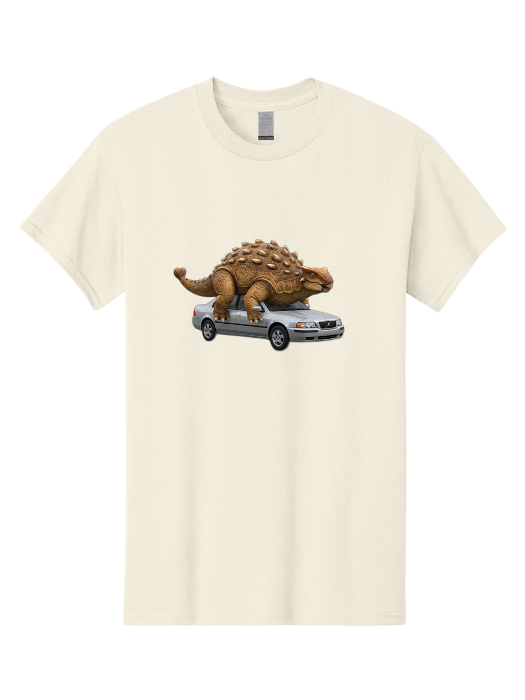 Dino-On-Volvo Men'S Graphic Tee, 100% Cotton, Comfortable Casual Summer Wear, Machine Washable, Vintage Camera, Old Camera, Antique Camera, Black Camera, Classic Photography, Photography Equipment, Nostalgic Device, Film Camera, Camera Art Bah921