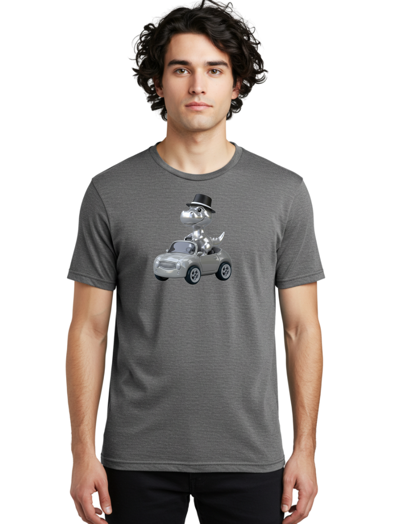 Dino-Tophat Men'S Graphic Tee, 100% Cotton, Comfortable Casual Summer Wear, Machine Washable, Vintage Camera, Old Camera, Antique Camera, Black Camera, Classic Photography, Photography Equipment, Nostalgic Device, Film Camera, Camera Art Bah924