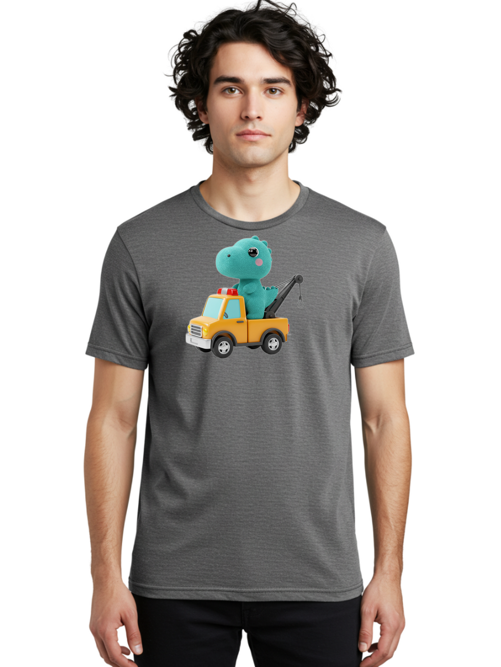 Dino-Tow-Truck Men'S Graphic Tee, 100% Cotton, Comfortable Casual Summer Wear, Machine Washable, Vintage Camera, Old Camera, Antique Camera, Black Camera, Classic Photography, Photography Equipment, Nostalgic Device, Film Camera, Camera Art Bah925