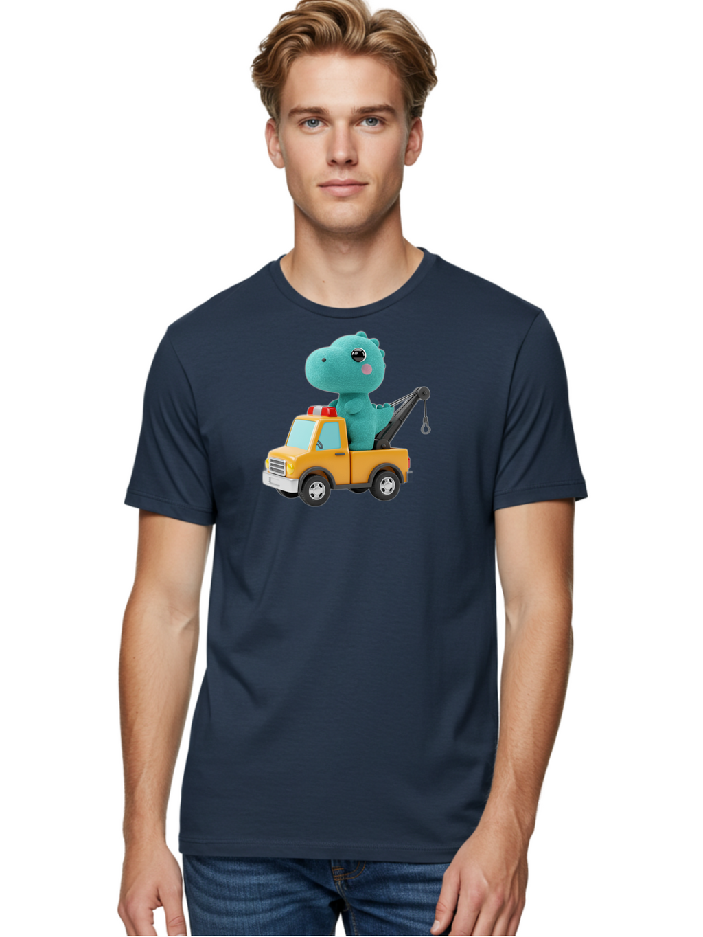 Dino-Tow-Truck Men'S Graphic Tee, 100% Cotton, Comfortable Casual Summer Wear, Machine Washable, Vintage Camera, Old Camera, Antique Camera, Black Camera, Classic Photography, Photography Equipment, Nostalgic Device, Film Camera, Camera Art Bah925