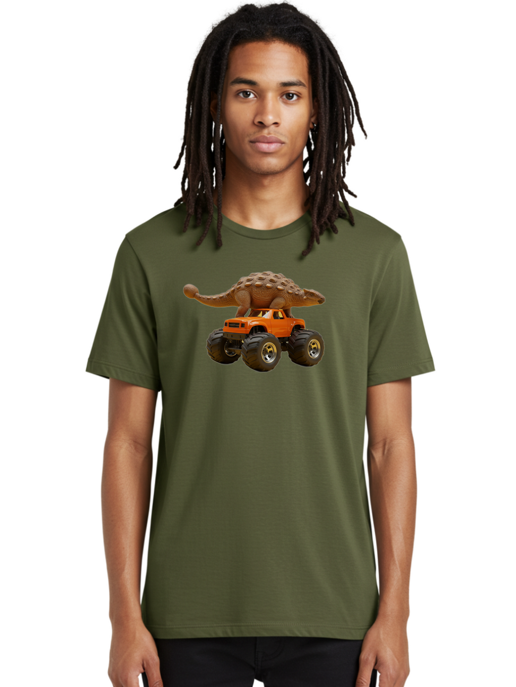 Dino-Truck-1 Men'S Graphic Tee, 100% Cotton, Comfortable Casual Summer Wear, Machine Washable, Vintage Camera, Old Camera, Antique Camera, Black Camera, Classic Photography, Photography Equipment, Nostalgic Device, Film Camera, Camera Art Bah926