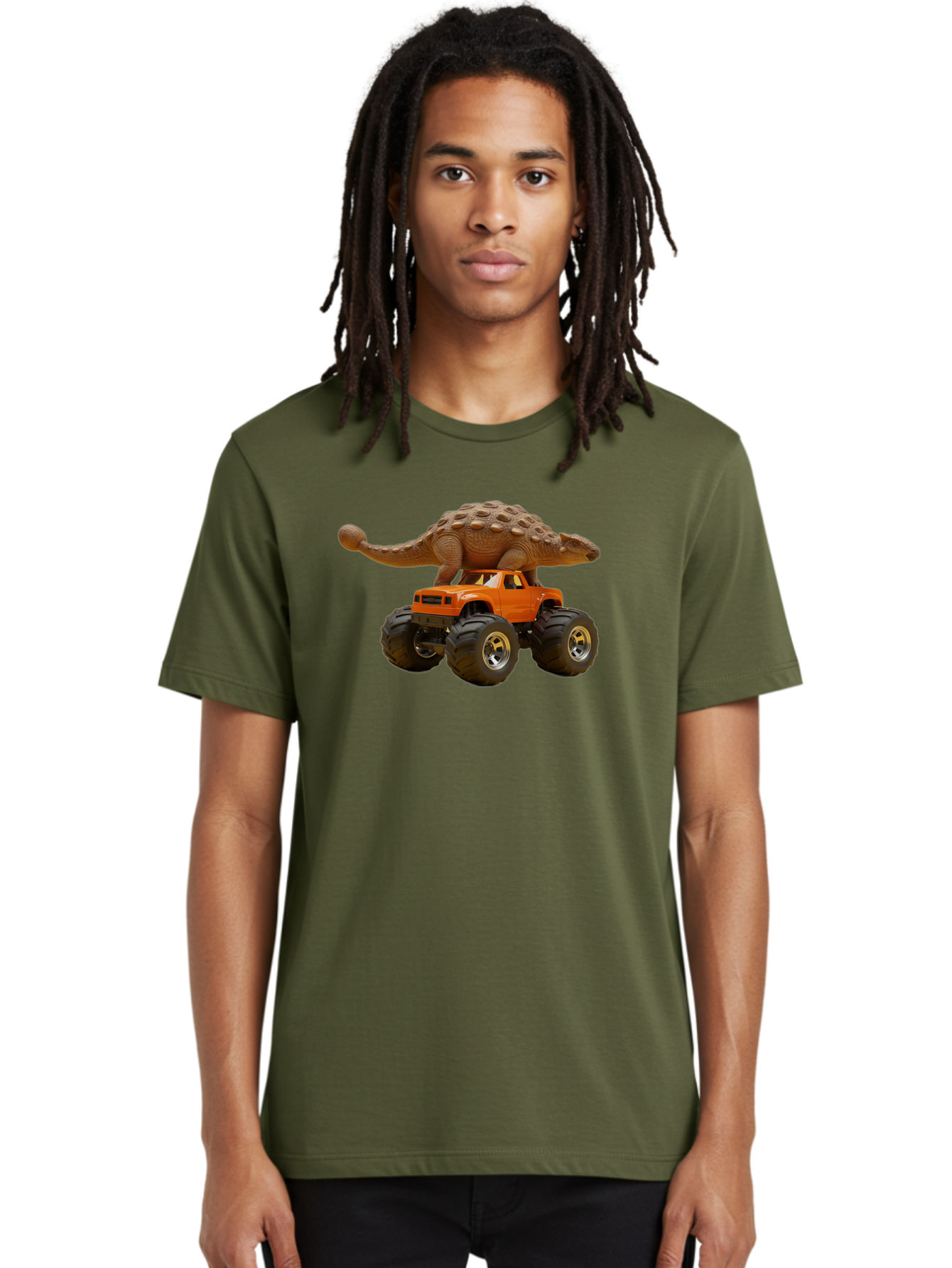 Dino-Truck-1 Men'S Graphic Tee, 100% Cotton, Comfortable Casual Summer Wear, Machine Washable, Vintage Camera, Old Camera, Antique Camera, Black Camera, Classic Photography, Photography Equipment, Nostalgic Device, Film Camera, Camera Art Bah926