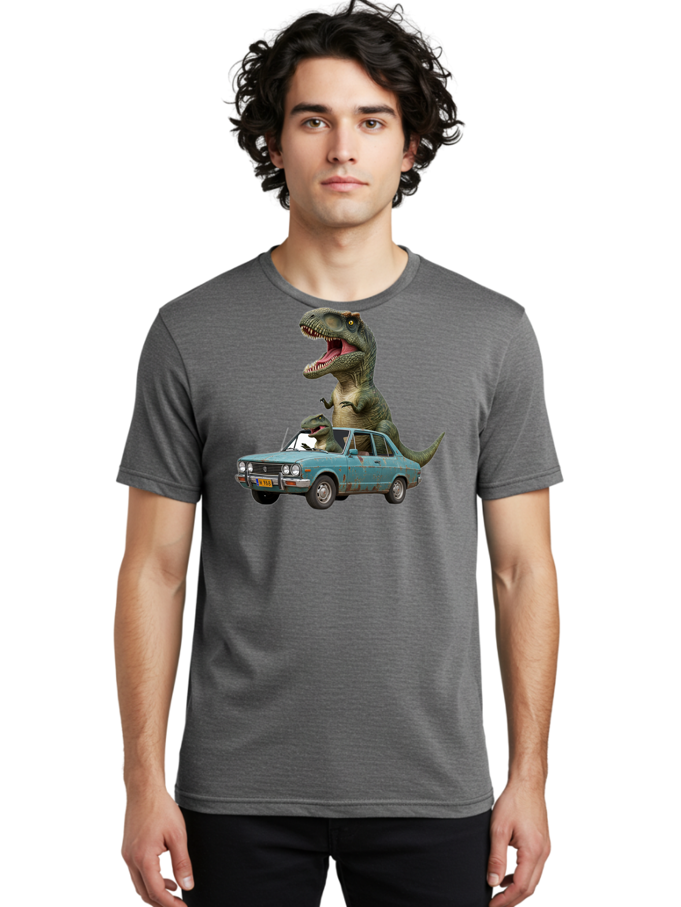 Dinos-In-Car Men'S Graphic Tee, 100% Cotton, Comfortable Casual Summer Wear, Machine Washable, Vintage Camera, Old Camera, Antique Camera, Black Camera, Classic Photography, Photography Equipment, Nostalgic Device, Film Camera, Camera Art Bah928