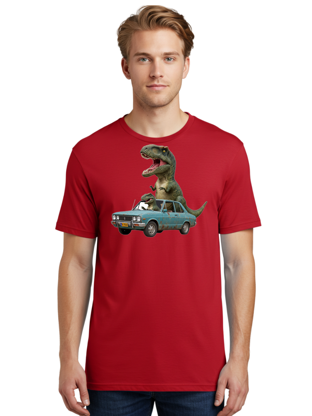 Dinos-In-Car Men'S Graphic Tee, 100% Cotton, Comfortable Casual Summer Wear, Machine Washable, Vintage Camera, Old Camera, Antique Camera, Black Camera, Classic Photography, Photography Equipment, Nostalgic Device, Film Camera, Camera Art Bah928