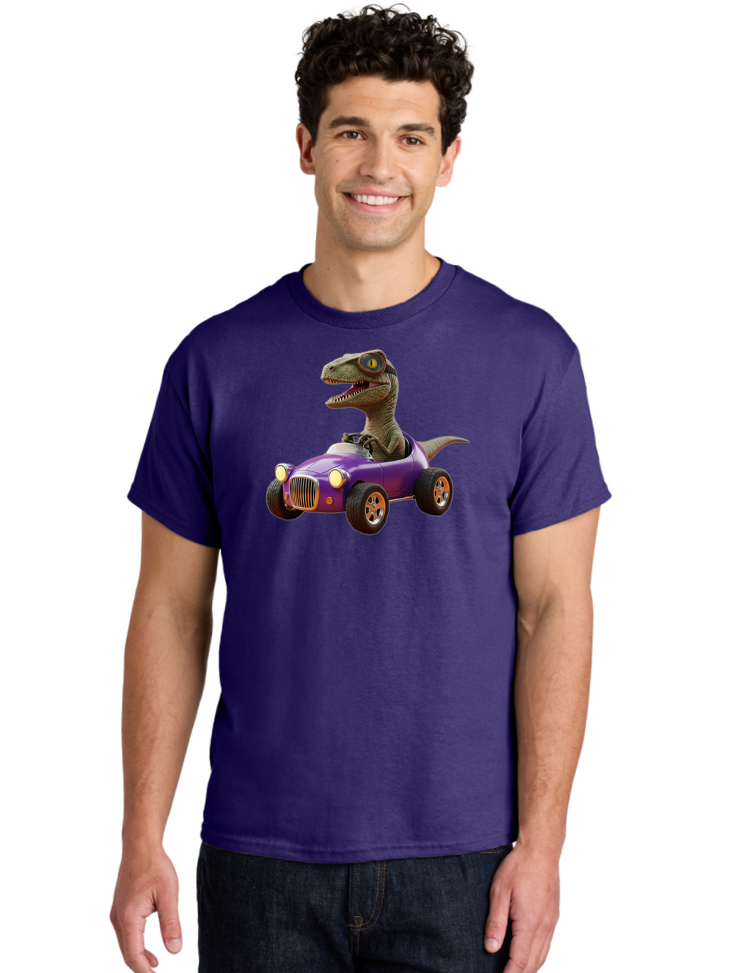 Dinosaur-In-Purple-Car Men'S Graphic Tee, 100% Cotton, Comfortable Casual Summer Wear, Machine Washable, Vintage Camera, Old Camera, Antique Camera, Black Camera, Classic Photography, Photography Equipment, Nostalgic Device, Film Camera, Bah932