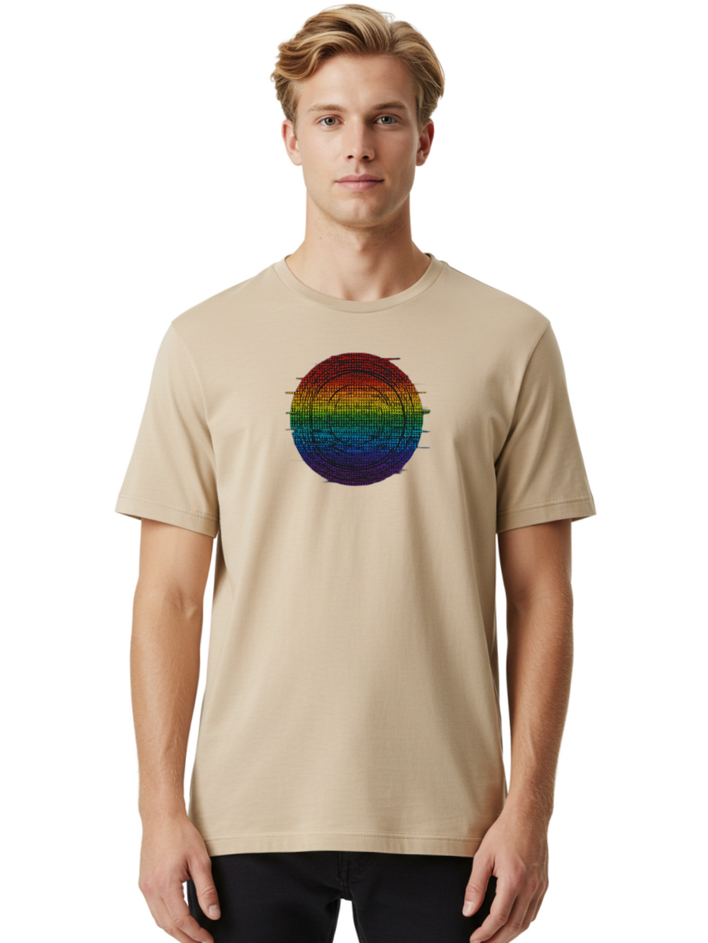 Distorted-Circle Men'S Graphic Tee, 100% Cotton, Comfortable Casual Summer Wear, Machine Washable, Vintage Camera, Old Camera, Antique Camera, Black Camera, Classic Photography, Photography Equipment, Nostalgic Device, Film Camera, Camera Art Bah934