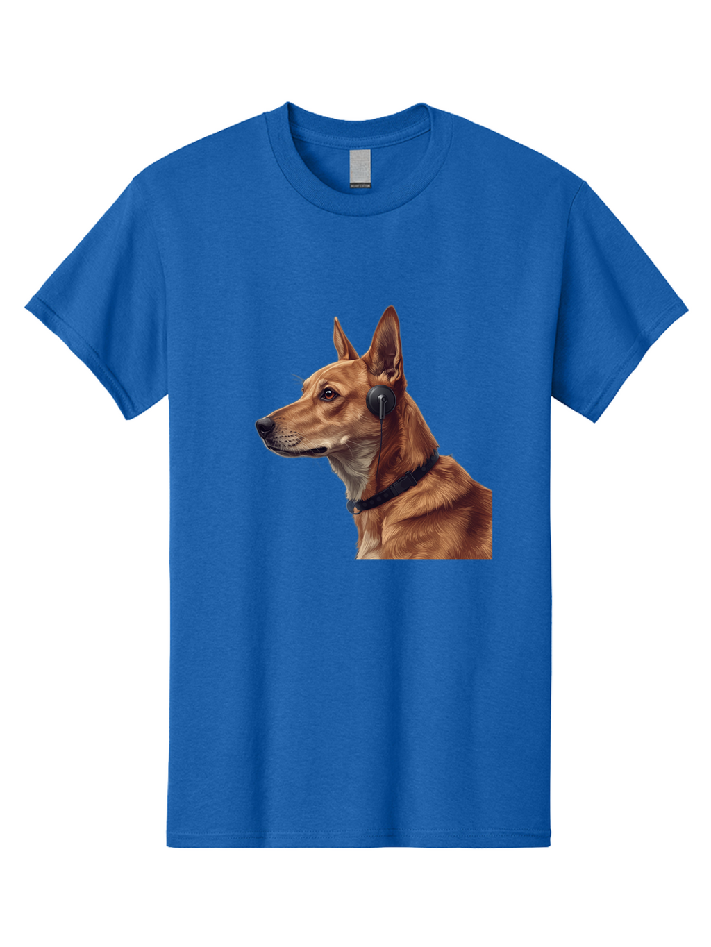 Dog-With-Headphones-2 Men'S Graphic Tee, 100% Cotton, Comfortable Casual Summer Wear, Machine Washable, Vintage Camera, Old Camera, Antique Camera, Black Camera, Classic Photography, Photography Equipment, Nostalgic Device, Film Camera, Bah949