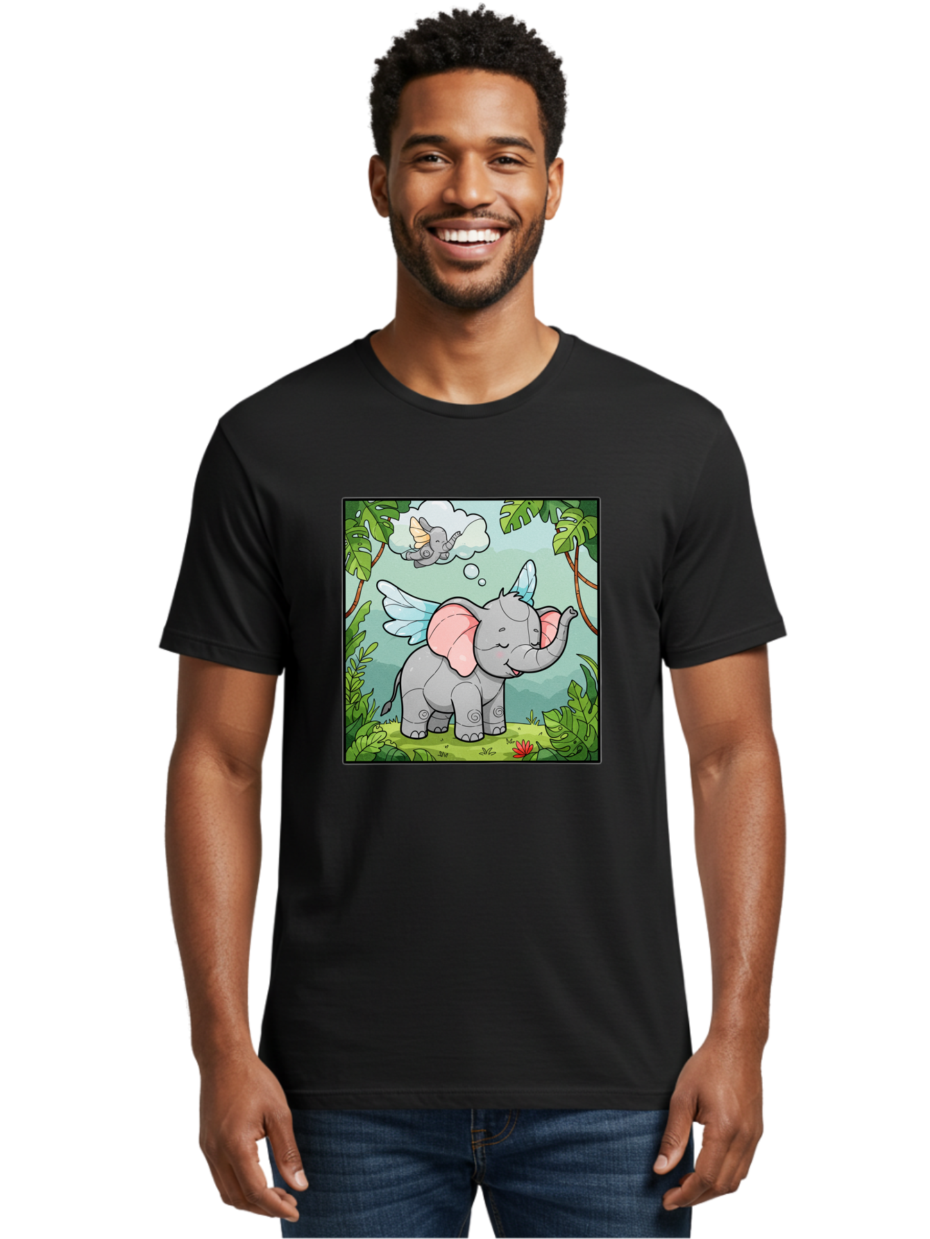 Dreaming-Elephant Men'S Graphic Tee, 100% Cotton, Comfortable Casual Summer Wear, Machine Washable, Vintage Camera, Old Camera, Antique Camera, Black Camera, Classic Photography, Photography Equipment, Nostalgic Device, Film Camera, Camera Art Bah955