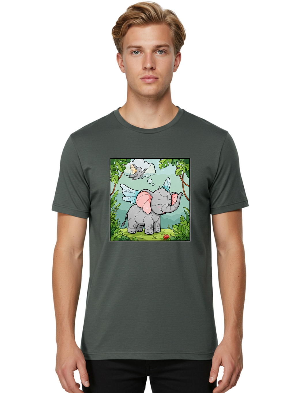 Dreaming-Elephant Men'S Graphic Tee, 100% Cotton, Comfortable Casual Summer Wear, Machine Washable, Vintage Camera, Old Camera, Antique Camera, Black Camera, Classic Photography, Photography Equipment, Nostalgic Device, Film Camera, Camera Art Bah955