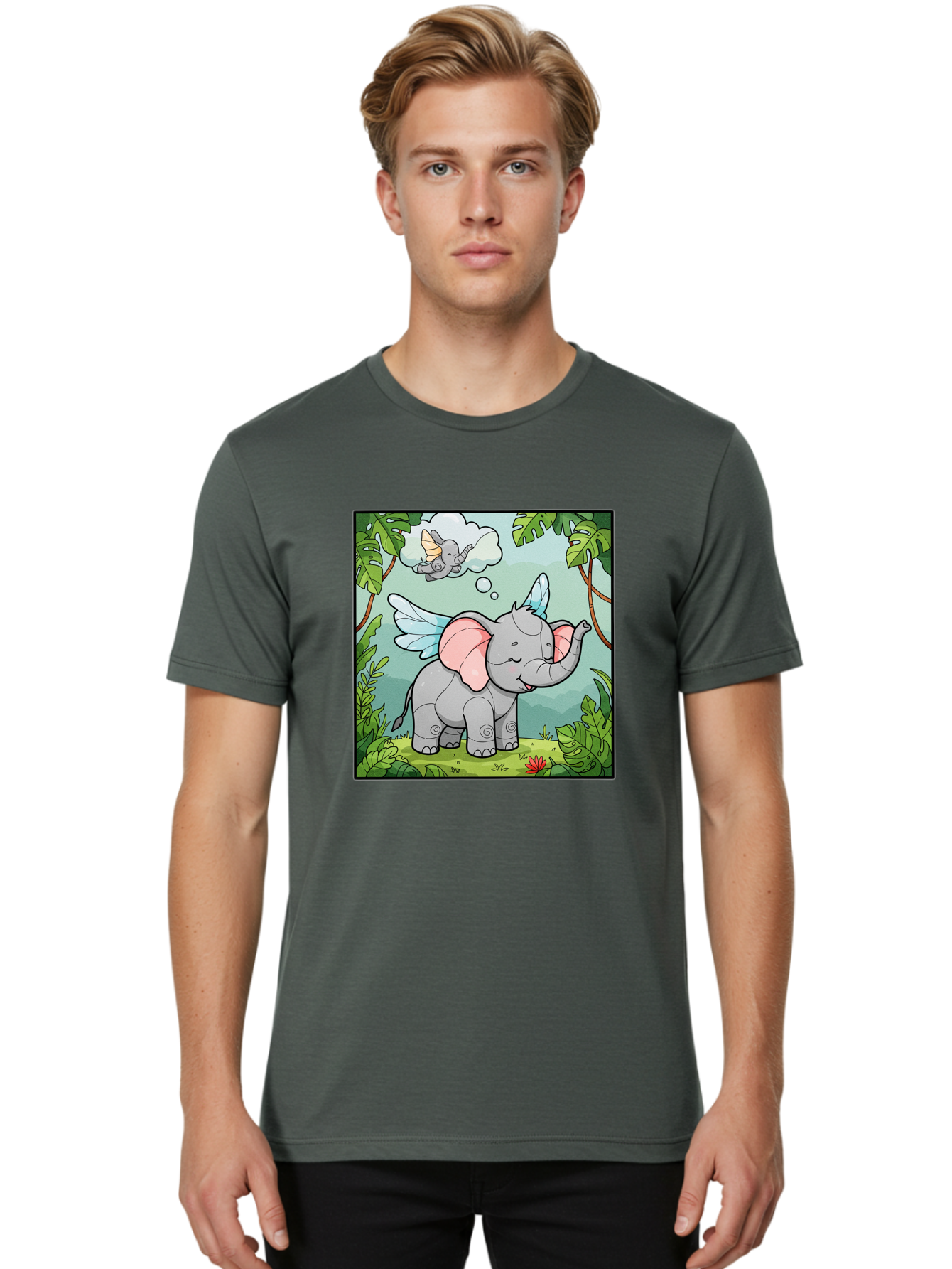 Dreaming-Elephant Men'S Graphic Tee, 100% Cotton, Comfortable Casual Summer Wear, Machine Washable, Vintage Camera, Old Camera, Antique Camera, Black Camera, Classic Photography, Photography Equipment, Nostalgic Device, Film Camera, Camera Art Bah955