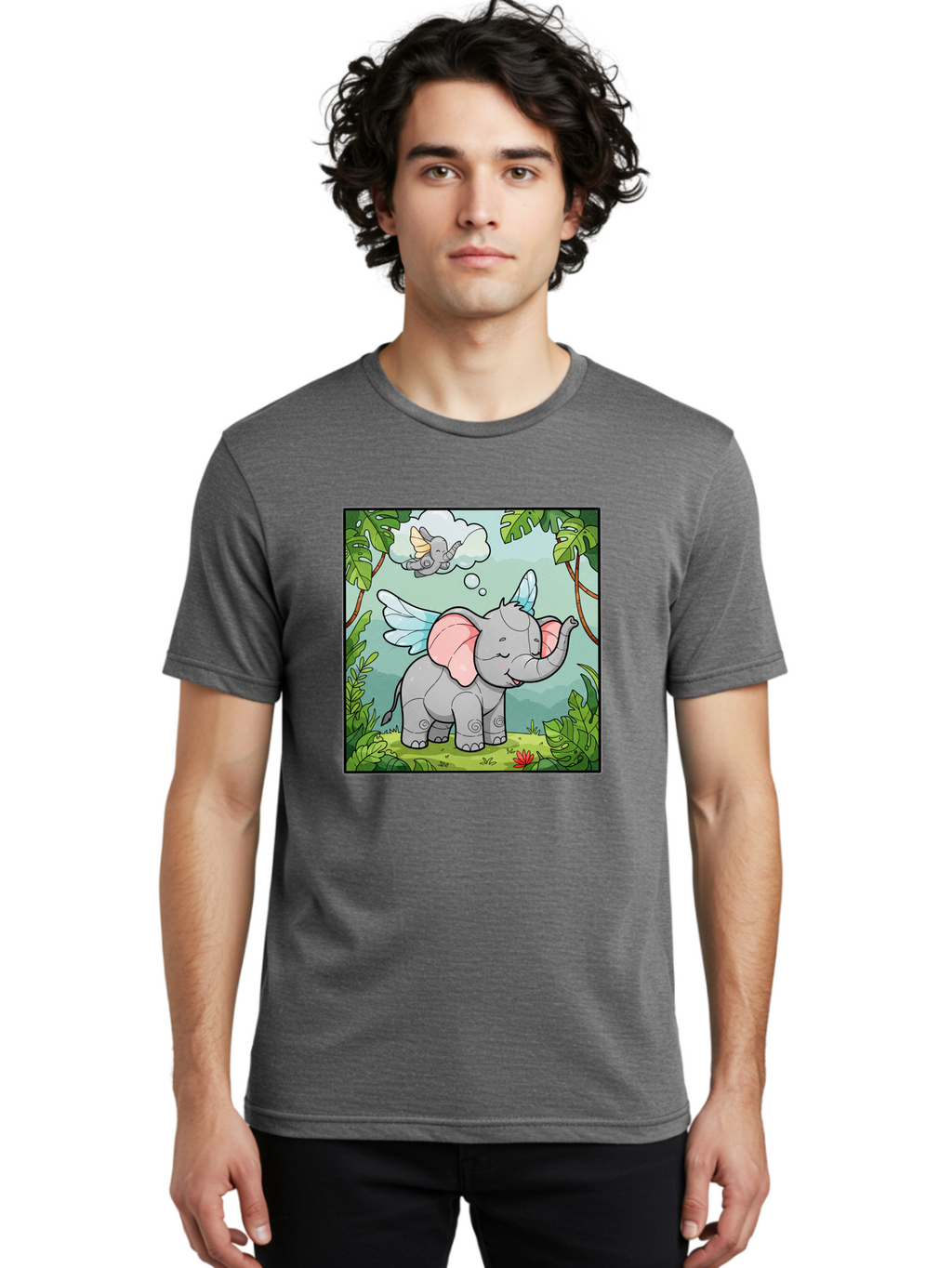 Dreaming-Elephant Men'S Graphic Tee, 100% Cotton, Comfortable Casual Summer Wear, Machine Washable, Vintage Camera, Old Camera, Antique Camera, Black Camera, Classic Photography, Photography Equipment, Nostalgic Device, Film Camera, Camera Art Bah955