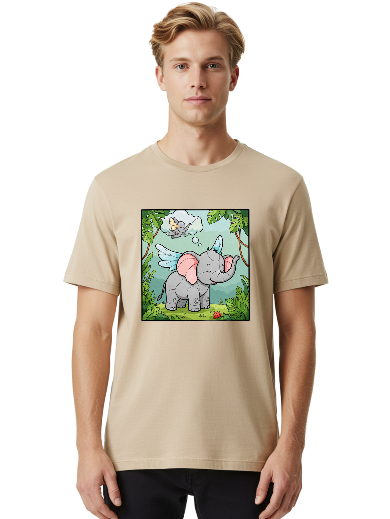 Dreaming-Elephant Men'S Graphic Tee, 100% Cotton, Comfortable Casual Summer Wear, Machine Washable, Vintage Camera, Old Camera, Antique Camera, Black Camera, Classic Photography, Photography Equipment, Nostalgic Device, Film Camera, Camera Art Bah955