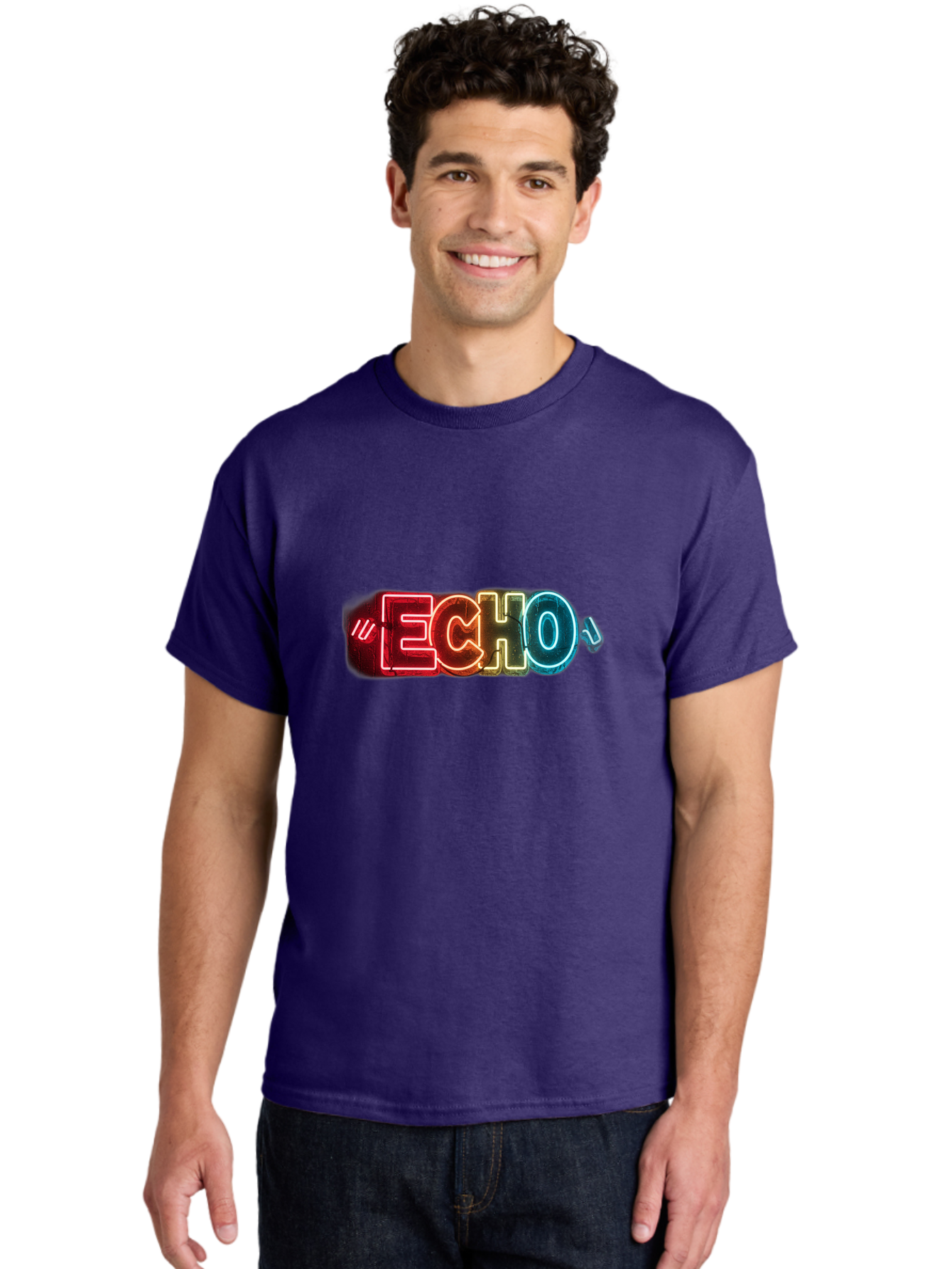 Echo Men'S Graphic Tee, 100% Cotton, Comfortable Casual Summer Wear, Machine Washable, Vintage Camera, Old Camera, Antique Camera, Black Camera, Classic Photography, Photography Equipment, Nostalgic Device, Film Camera, Camera Art Bah956