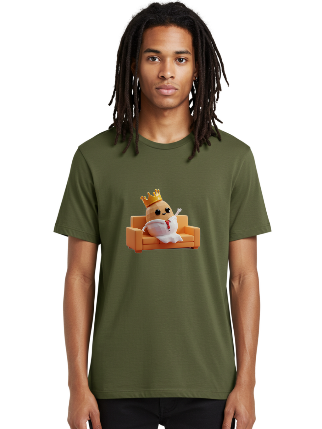 Egg-Character-On-Couch Men'S Graphic Tee, 100% Cotton, Comfortable Casual Summer Wear, Machine Washable, Vintage Camera, Old Camera, Antique Camera, Black Camera, Classic Photography, Photography Equipment, Nostalgic Device, Film Camera, Bah957
