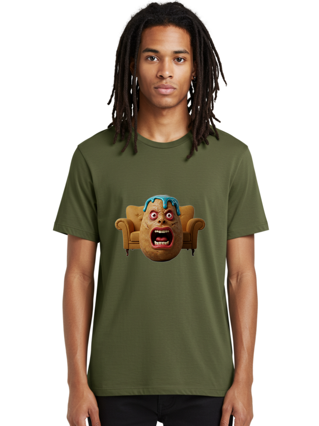 Egg-Head-On-Couch Men'S Graphic Tee, 100% Cotton, Comfortable Casual Summer Wear, Machine Washable, Vintage Camera, Old Camera, Antique Camera, Black Camera, Classic Photography, Photography Equipment, Nostalgic Device, Film Camera, Camera Art Bah958