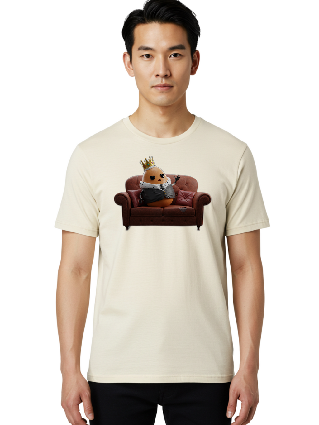 Egg-King Men'S Graphic Tee, 100% Cotton, Comfortable Casual Summer Wear, Machine Washable, Vintage Camera, Old Camera, Antique Camera, Black Camera, Classic Photography, Photography Equipment, Nostalgic Device, Film Camera, Camera Art Bah962