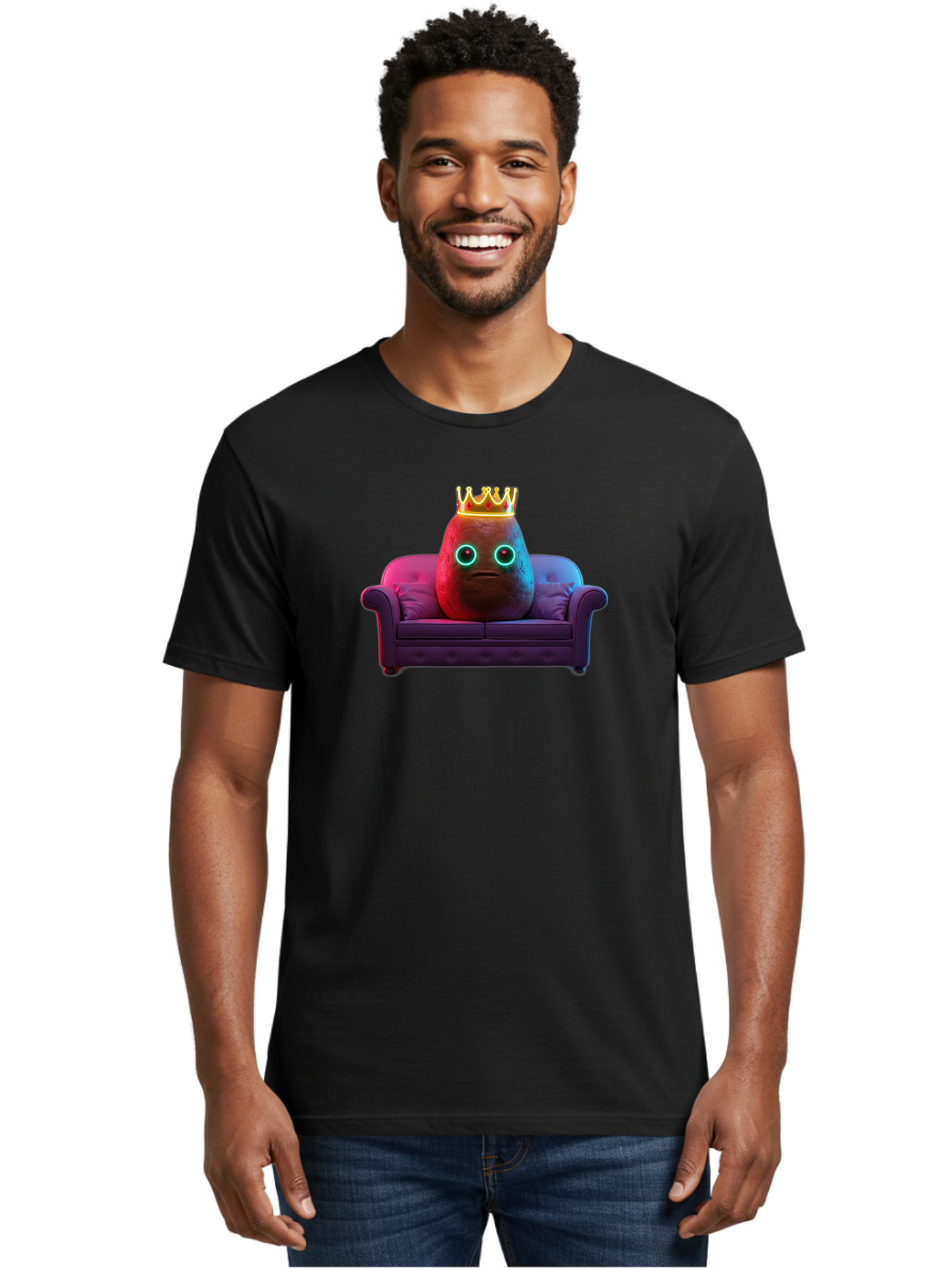 Egg-With-Crown Men'S Graphic Tee, 100% Cotton, Comfortable Casual Summer Wear, Machine Washable, Vintage Camera, Old Camera, Antique Camera, Black Camera, Classic Photography, Photography Equipment, Nostalgic Device, Film Camera, Camera Art Bah963