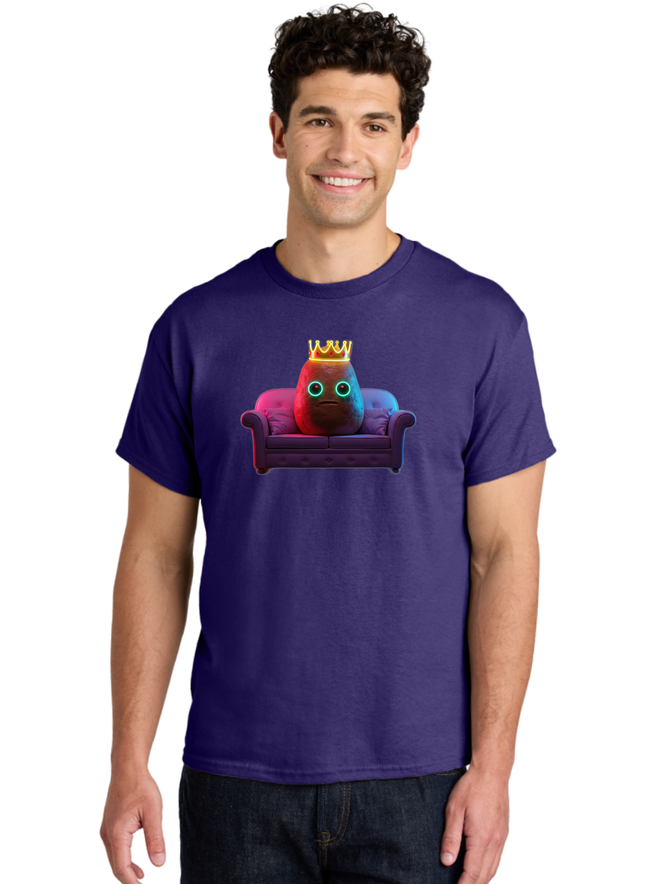 Egg-With-Crown Men'S Graphic Tee, 100% Cotton, Comfortable Casual Summer Wear, Machine Washable, Vintage Camera, Old Camera, Antique Camera, Black Camera, Classic Photography, Photography Equipment, Nostalgic Device, Film Camera, Camera Art Bah963