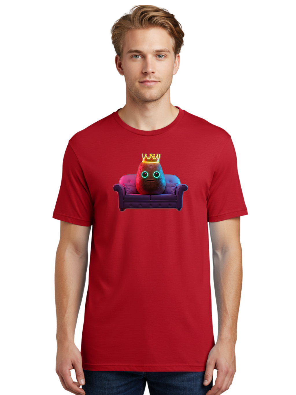 Egg-With-Crown Men'S Graphic Tee, 100% Cotton, Comfortable Casual Summer Wear, Machine Washable, Vintage Camera, Old Camera, Antique Camera, Black Camera, Classic Photography, Photography Equipment, Nostalgic Device, Film Camera, Camera Art Bah963