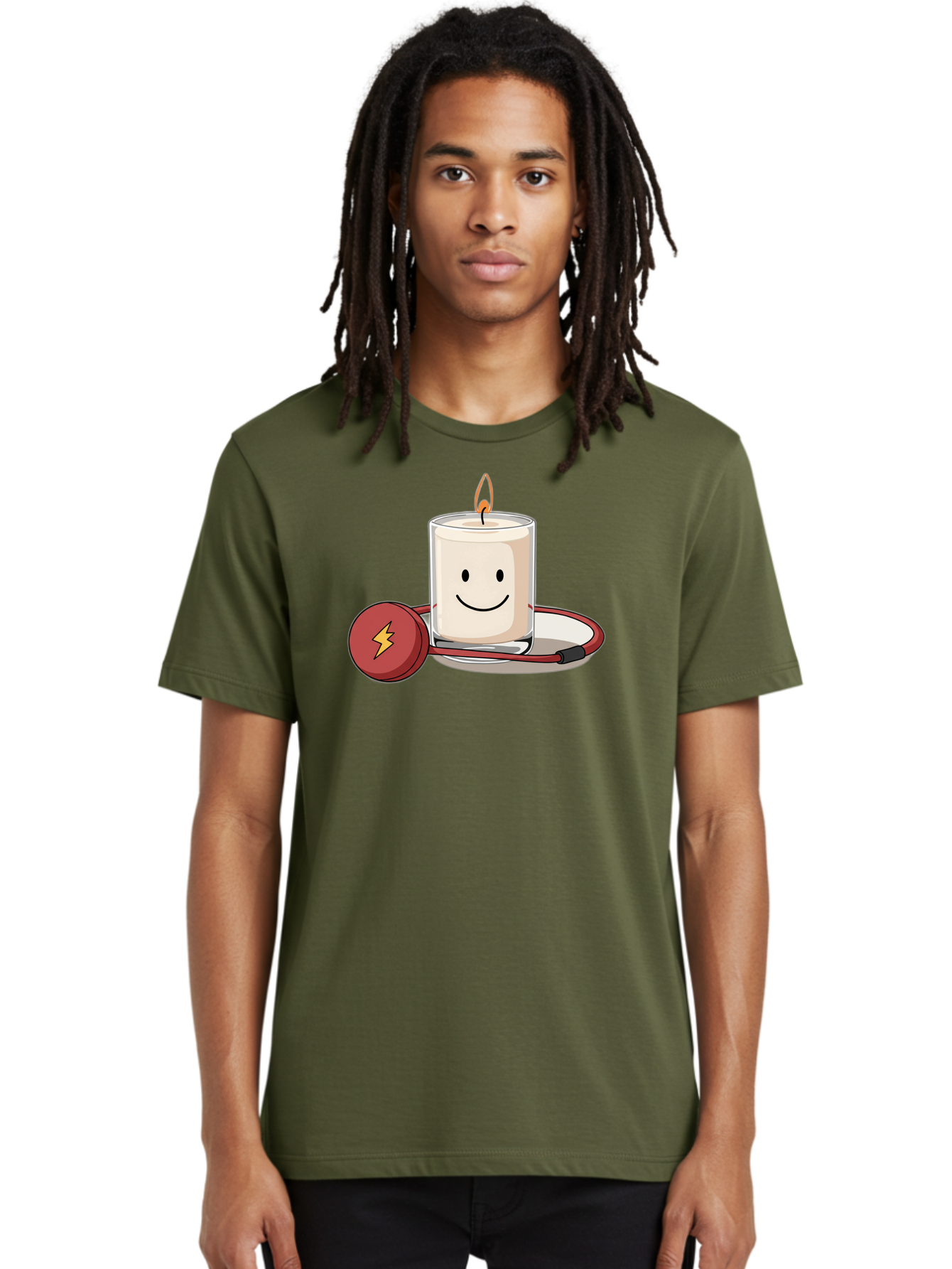 Electric-Candle-1 Men'S Graphic Tee, 100% Cotton, Comfortable Casual Summer Wear, Machine Washable, Vintage Camera, Old Camera, Antique Camera, Black Camera, Classic Photography, Photography Equipment, Nostalgic Device, Film Camera, Camera Art Bah964