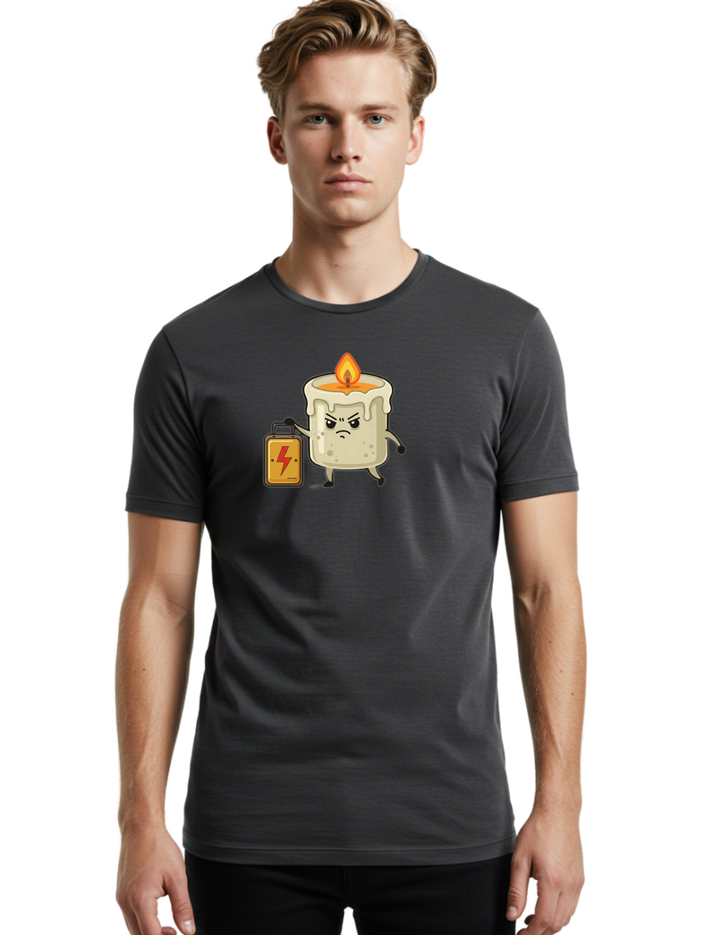 Electric-Candle Men'S Graphic Tee, 100% Cotton, Comfortable Casual Summer Wear, Machine Washable, Vintage Camera, Old Camera, Antique Camera, Black Camera, Classic Photography, Photography Equipment, Nostalgic Device, Film Camera, Camera Art Bah965