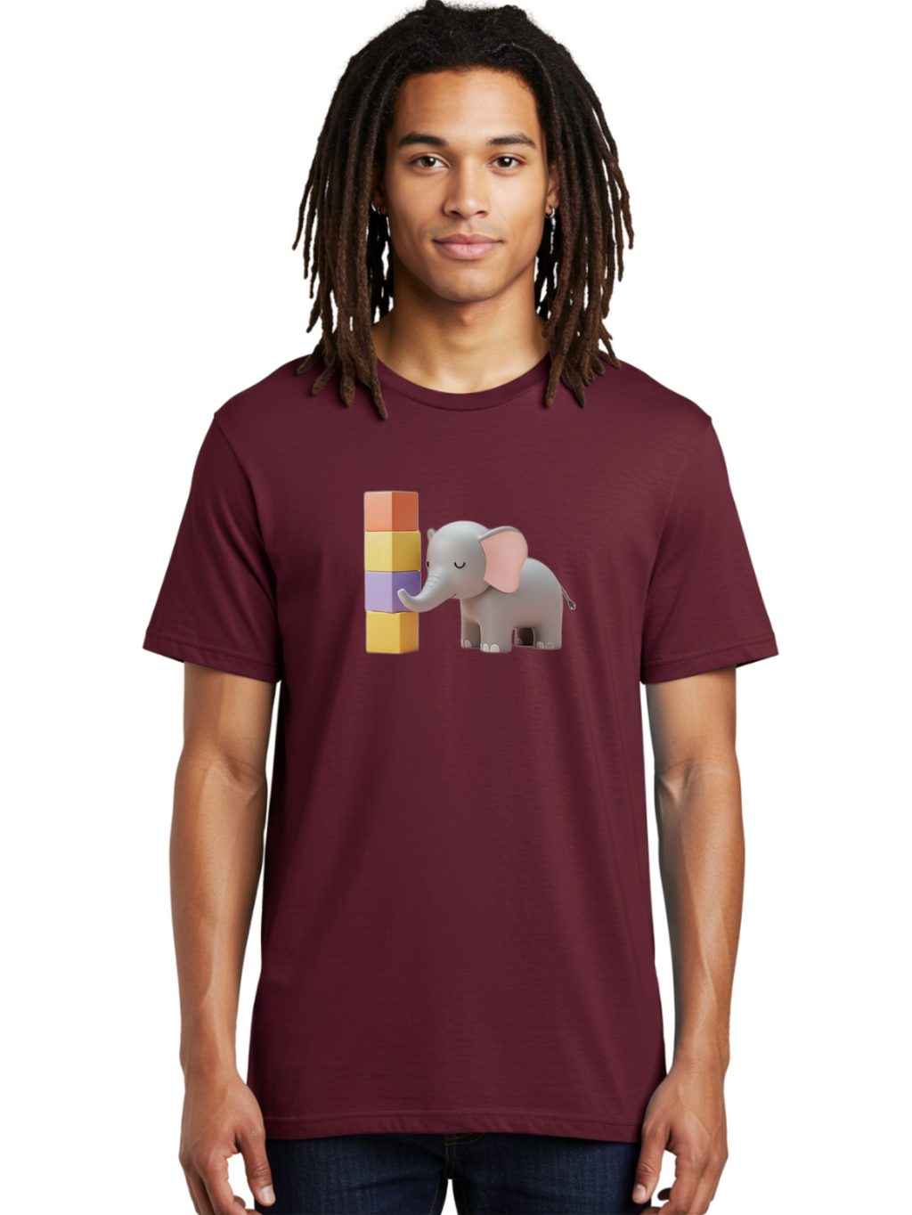 Elephant-And-Blocks Men'S Graphic Tee, 100% Cotton, Comfortable Casual Summer Wear, Machine Washable, Vintage Camera, Old Camera, Antique Camera, Black Camera, Classic Photography, Photography Equipment, Nostalgic Device, Film Camera, Bah967