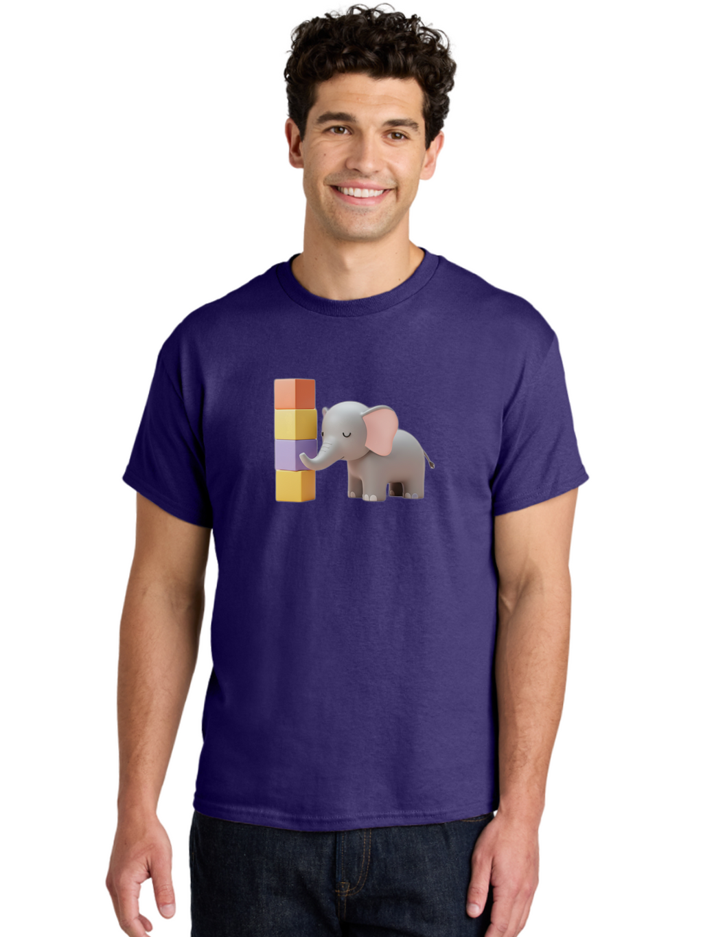 Elephant-And-Blocks Men'S Graphic Tee, 100% Cotton, Comfortable Casual Summer Wear, Machine Washable, Vintage Camera, Old Camera, Antique Camera, Black Camera, Classic Photography, Photography Equipment, Nostalgic Device, Film Camera, Bah967