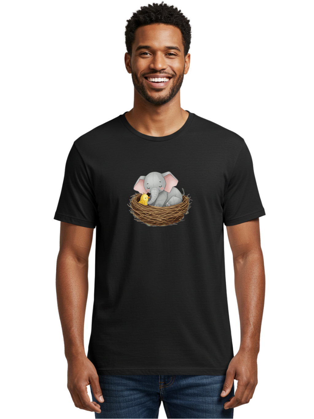 Elephant-And-Chick Men'S Graphic Tee, 100% Cotton, Comfortable Casual Summer Wear, Machine Washable, Vintage Camera, Old Camera, Antique Camera, Black Camera, Classic Photography, Photography Equipment, Nostalgic Device, Film Camera, Bah968