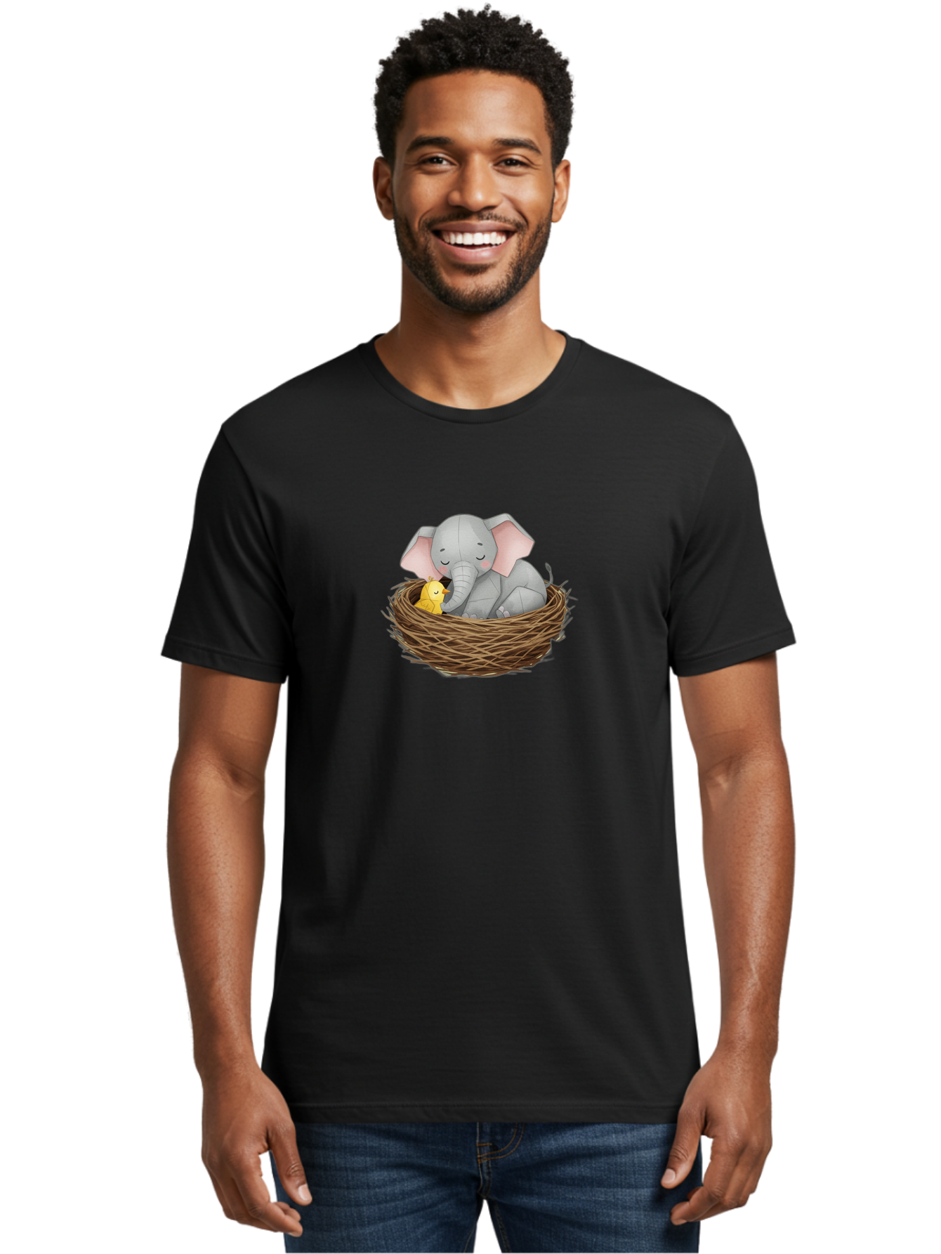Elephant-And-Chick Men'S Graphic Tee, 100% Cotton, Comfortable Casual Summer Wear, Machine Washable, Vintage Camera, Old Camera, Antique Camera, Black Camera, Classic Photography, Photography Equipment, Nostalgic Device, Film Camera, Bah968