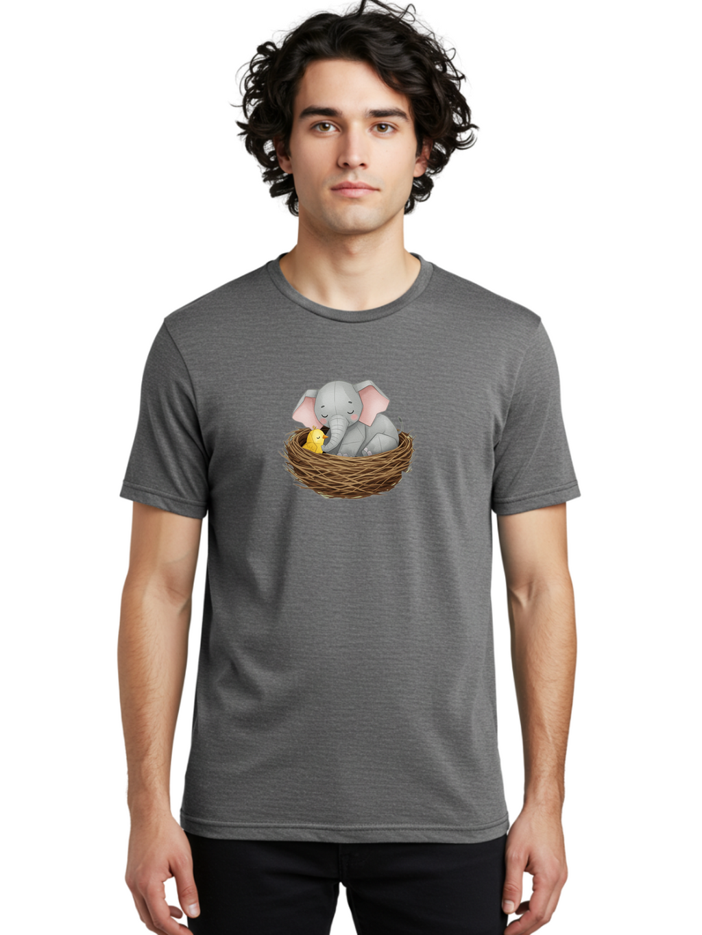 Elephant-And-Chick Men'S Graphic Tee, 100% Cotton, Comfortable Casual Summer Wear, Machine Washable, Vintage Camera, Old Camera, Antique Camera, Black Camera, Classic Photography, Photography Equipment, Nostalgic Device, Film Camera, Bah968