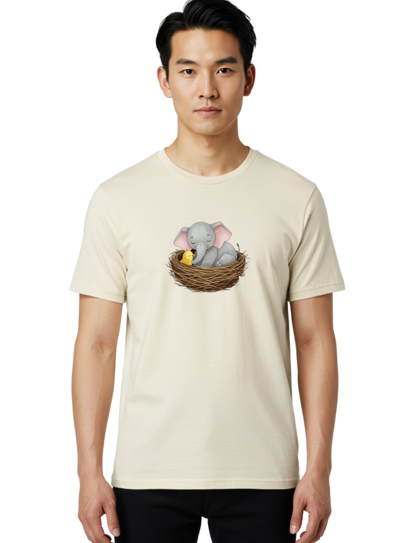 Elephant-And-Chick Men'S Graphic Tee, 100% Cotton, Comfortable Casual Summer Wear, Machine Washable, Vintage Camera, Old Camera, Antique Camera, Black Camera, Classic Photography, Photography Equipment, Nostalgic Device, Film Camera, Bah968