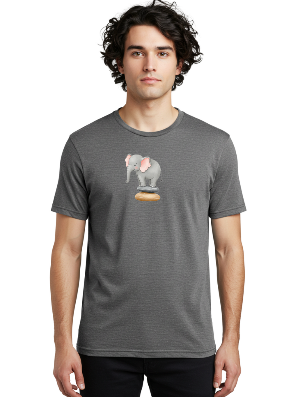 Elephant-On-Stones Men'S Graphic Tee, 100% Cotton, Comfortable Casual Summer Wear, Machine Washable, Vintage Camera, Old Camera, Antique Camera, Black Camera, Classic Photography, Photography Equipment, Nostalgic Device, Film Camera, Bah971