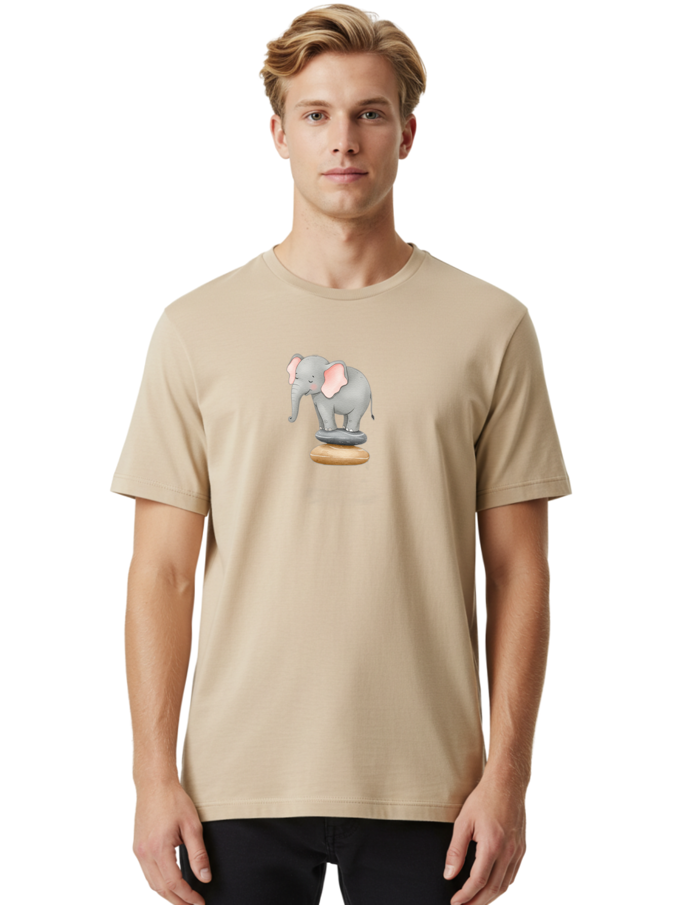 Elephant-On-Stones Men'S Graphic Tee, 100% Cotton, Comfortable Casual Summer Wear, Machine Washable, Vintage Camera, Old Camera, Antique Camera, Black Camera, Classic Photography, Photography Equipment, Nostalgic Device, Film Camera, Bah971