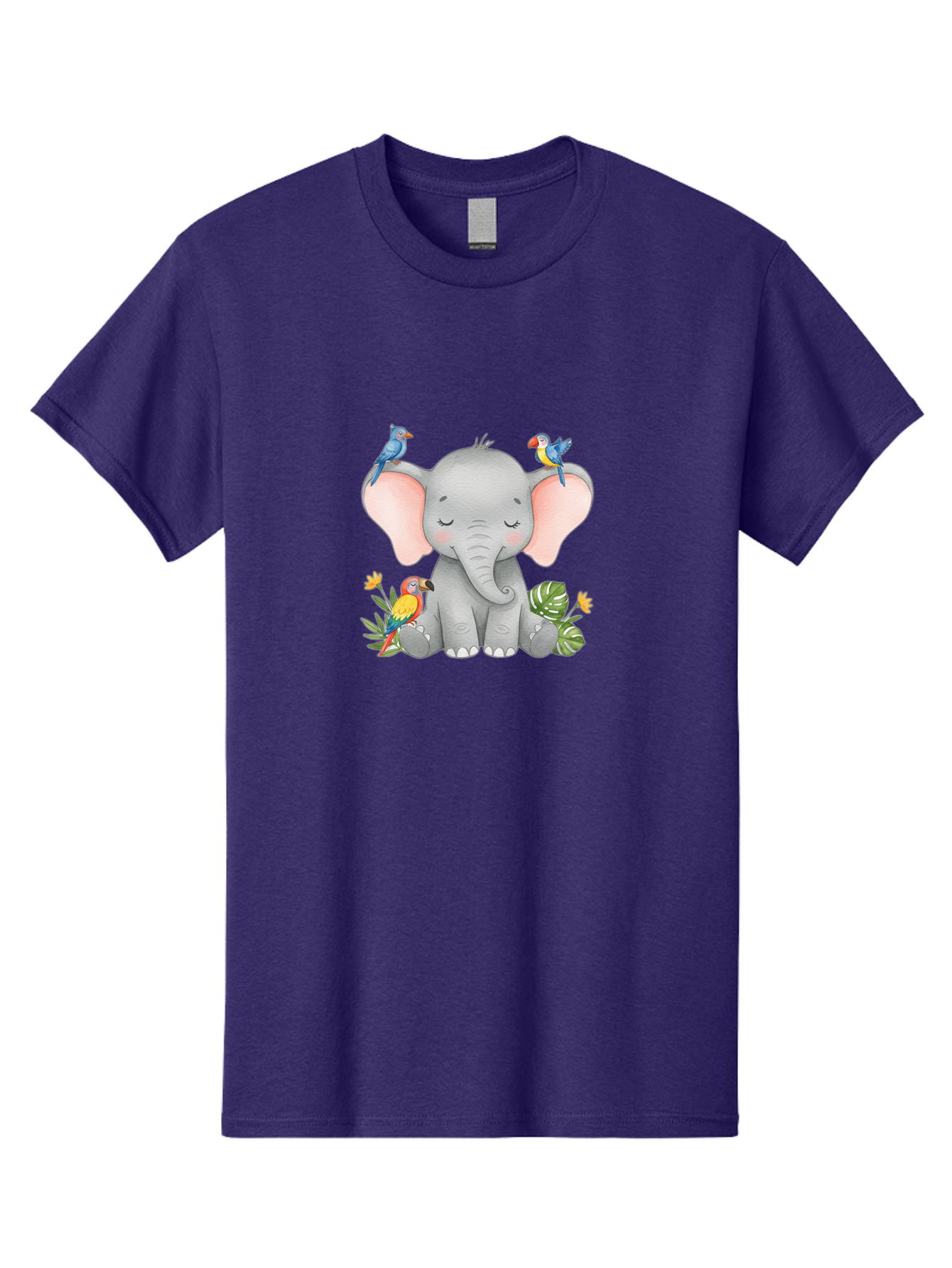 Elephant-With-Parrots Men'S Graphic Tee, 100% Cotton, Comfortable Casual Summer Wear, Machine Washable, Vintage Camera, Old Camera, Antique Camera, Black Camera, Classic Photography, Photography Equipment, Nostalgic Device, Film Camera, Bah974