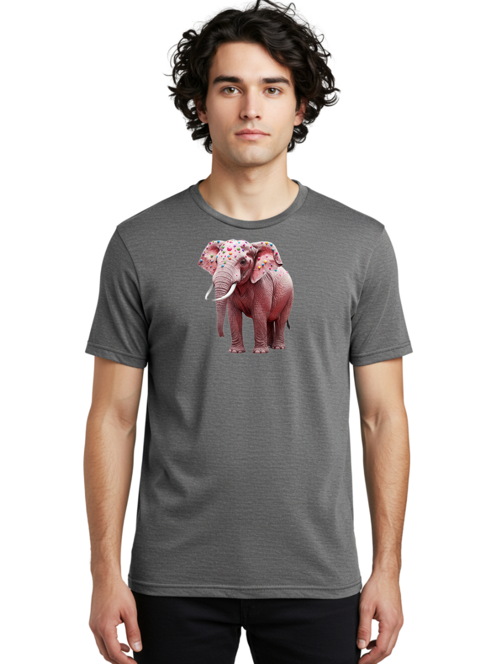 Elephant-With-Sprinkles Men'S Graphic Tee, 100% Cotton, Comfortable Casual Summer Wear, Machine Washable, Vintage Camera, Old Camera, Antique Camera, Black Camera, Classic Photography, Photography Equipment, Nostalgic Device, Film Camera, Bah975