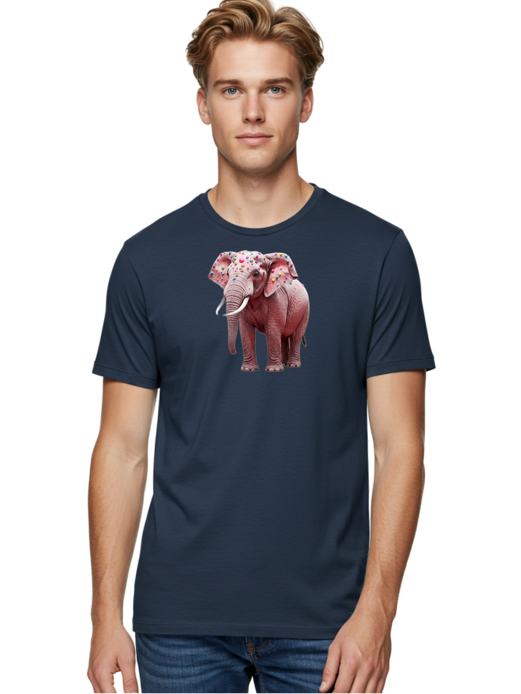 Elephant-With-Sprinkles Men'S Graphic Tee, 100% Cotton, Comfortable Casual Summer Wear, Machine Washable, Vintage Camera, Old Camera, Antique Camera, Black Camera, Classic Photography, Photography Equipment, Nostalgic Device, Film Camera, Bah975