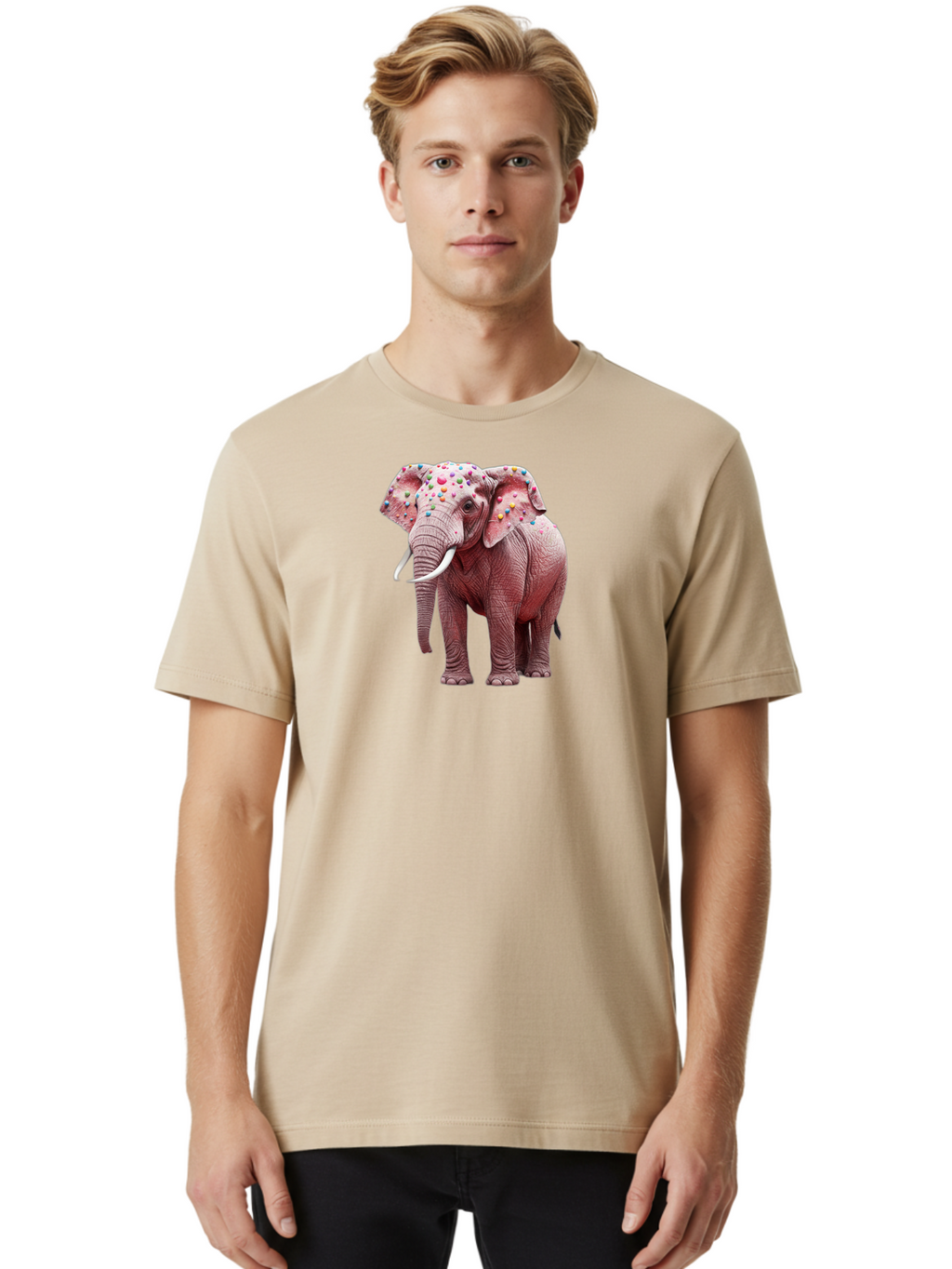 Elephant-With-Sprinkles Men'S Graphic Tee, 100% Cotton, Comfortable Casual Summer Wear, Machine Washable, Vintage Camera, Old Camera, Antique Camera, Black Camera, Classic Photography, Photography Equipment, Nostalgic Device, Film Camera, Bah975